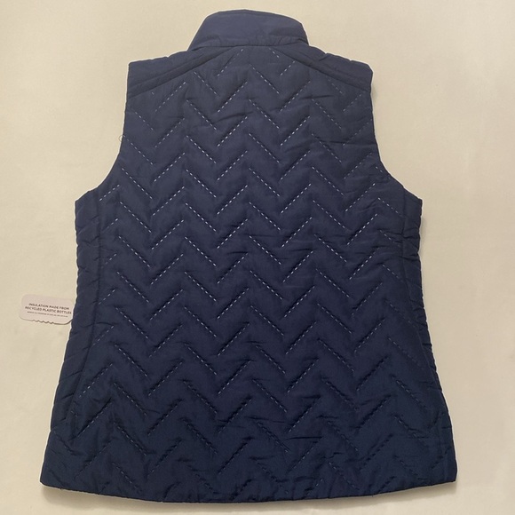 NWT Holloway Ladies Size Medium Repreve Eco Vest Navy Blue Quilted - Picture 2 of 10